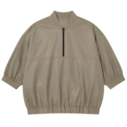 Fear of God Essentials Half Zip Pullover 'Desert Taupe'