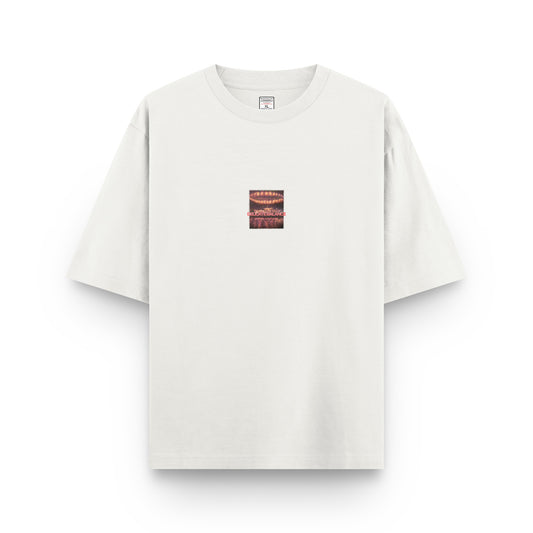 DELICATE BALANCE "La Divina Commedia" Oversize Heavyweight Pearl Tee