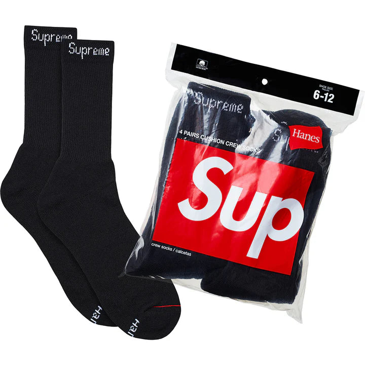 Supreme Crew Socks (PACK de 4) Medias