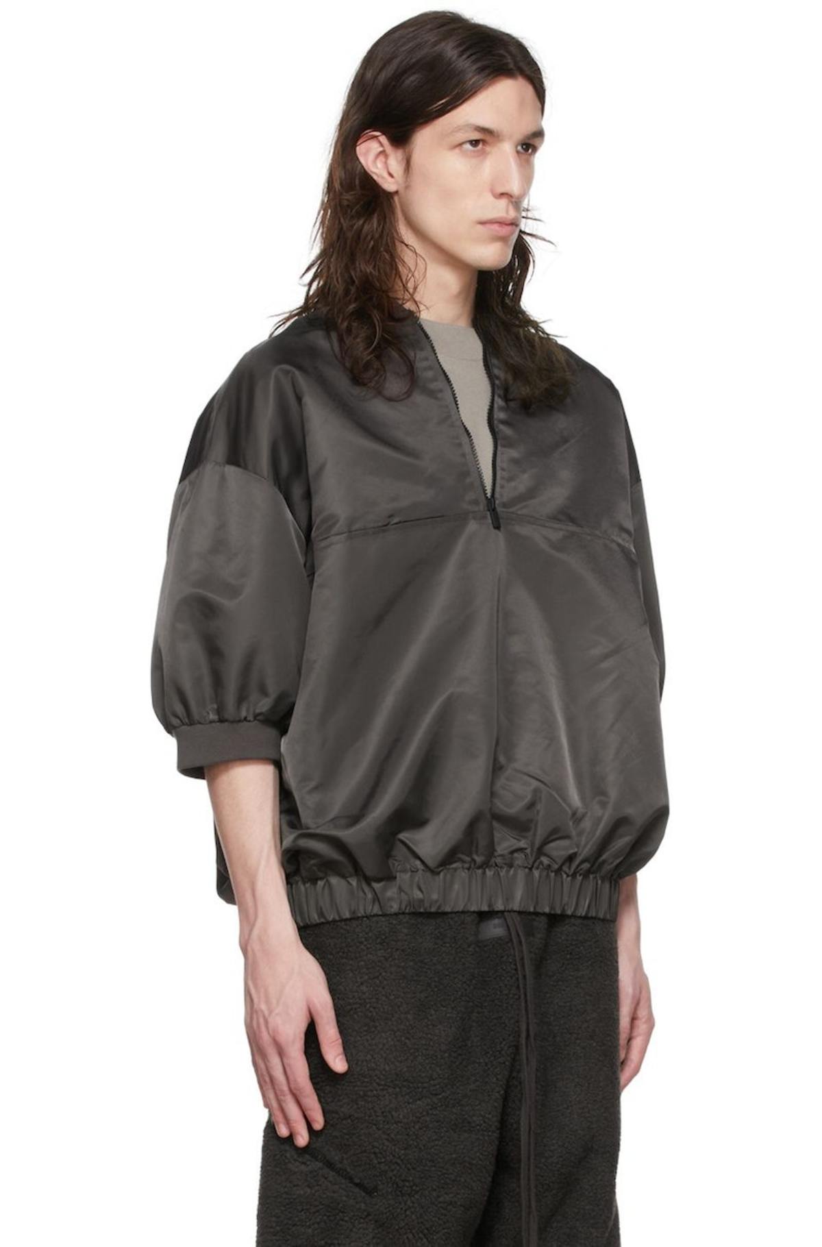 Fear of God Essentials Half Zip Pullover 'Iron'