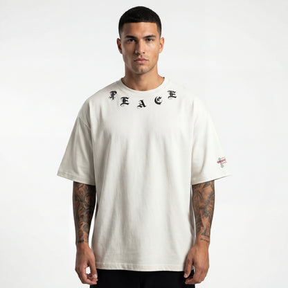 Delicate Balance Peace Graphic Heavyweight Oversize T-shirt