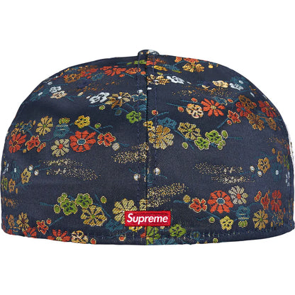 Supreme Floral Jacquard New Era 59Fifty Fitted Hat Navy - 7 1/4 - 57.7 cm