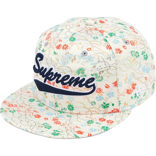Supreme Floral Jacquard New Era 59Fifty Fitted Hat White - 7 1/4 - 57.7cm