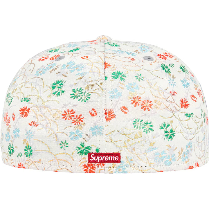 Supreme Floral Jacquard New Era 59Fifty Fitted Hat White - 7 1/4 - 57.7cm