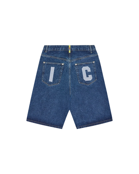 ICECREAM running dog triple scoop denim shorts