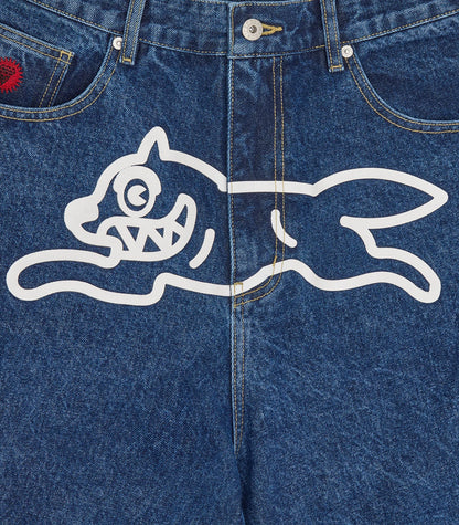 ICECREAM running dog triple scoop denim shorts