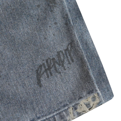RIPNDIP Pants  Real Straight Leg Denim Pants (Light Wash)