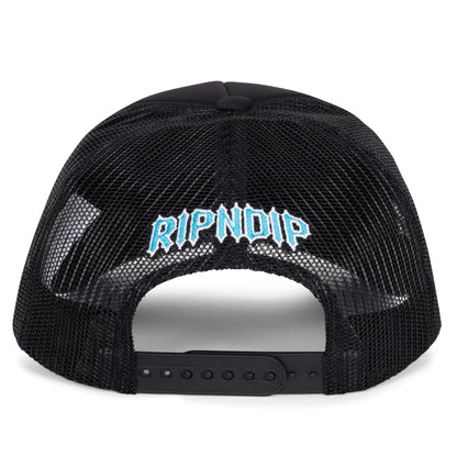 Ripndip Skull and Bones Trucker Hat (Black)
