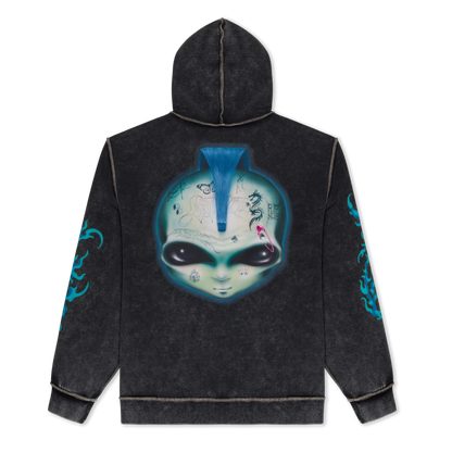 Ripndip Squabble Up Hoodie (Black Vintage Wash)