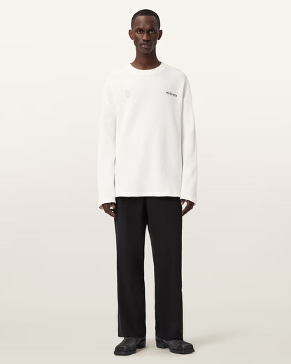 All Saints Emblem Oversized Long Sleeve T-Shirt