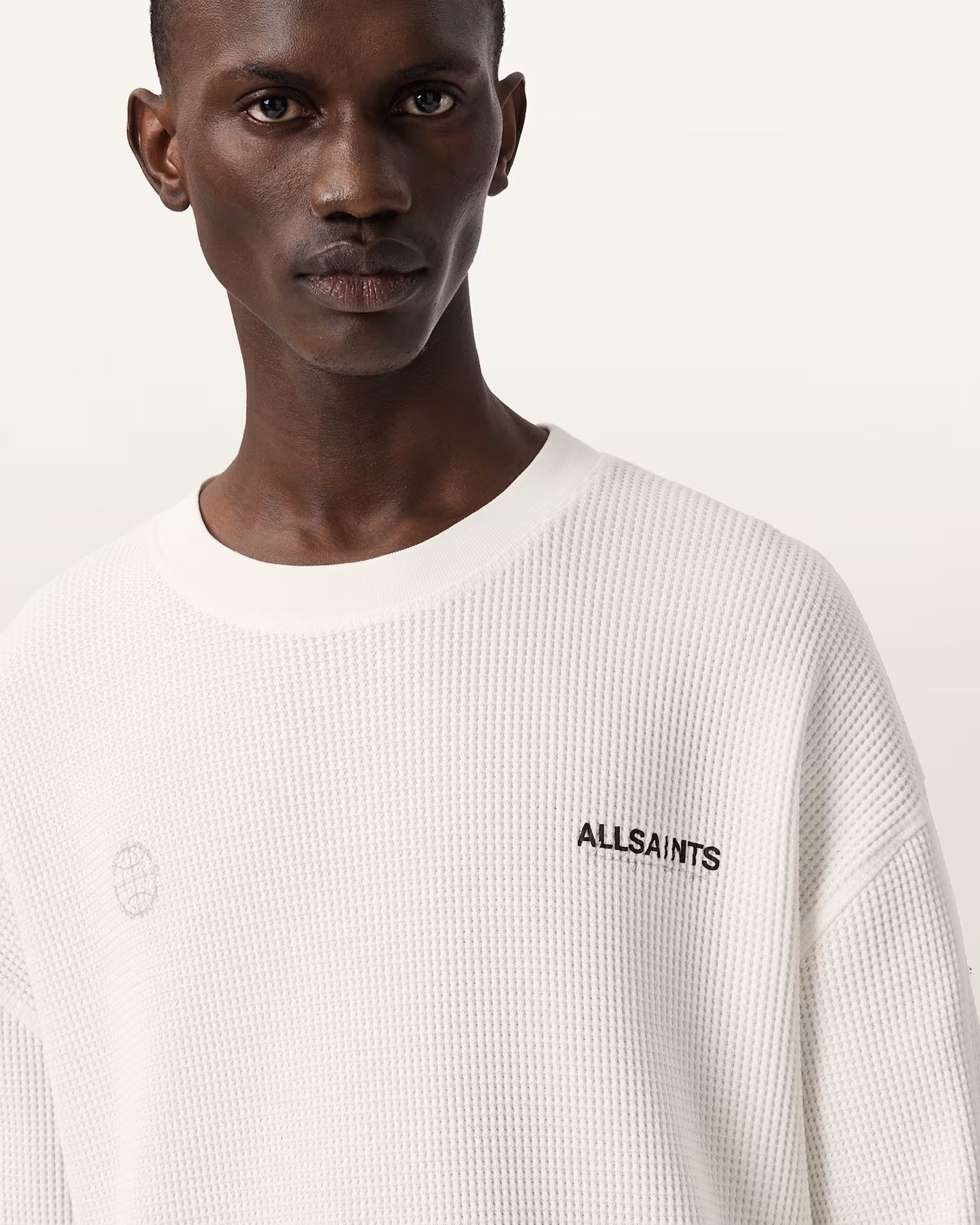 All Saints Emblem Oversized Long Sleeve T-Shirt