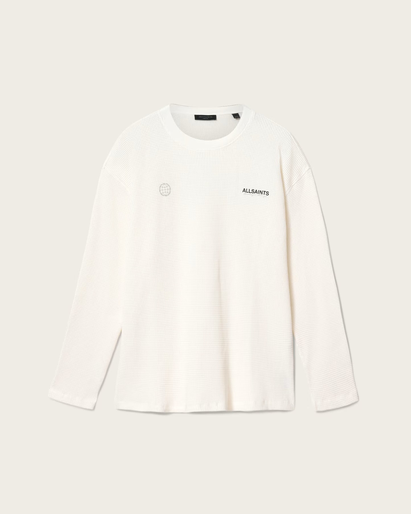 All Saints Emblem Oversized Long Sleeve T-Shirt