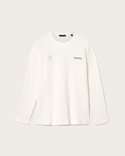 All Saints Emblem Oversized Long Sleeve T-Shirt