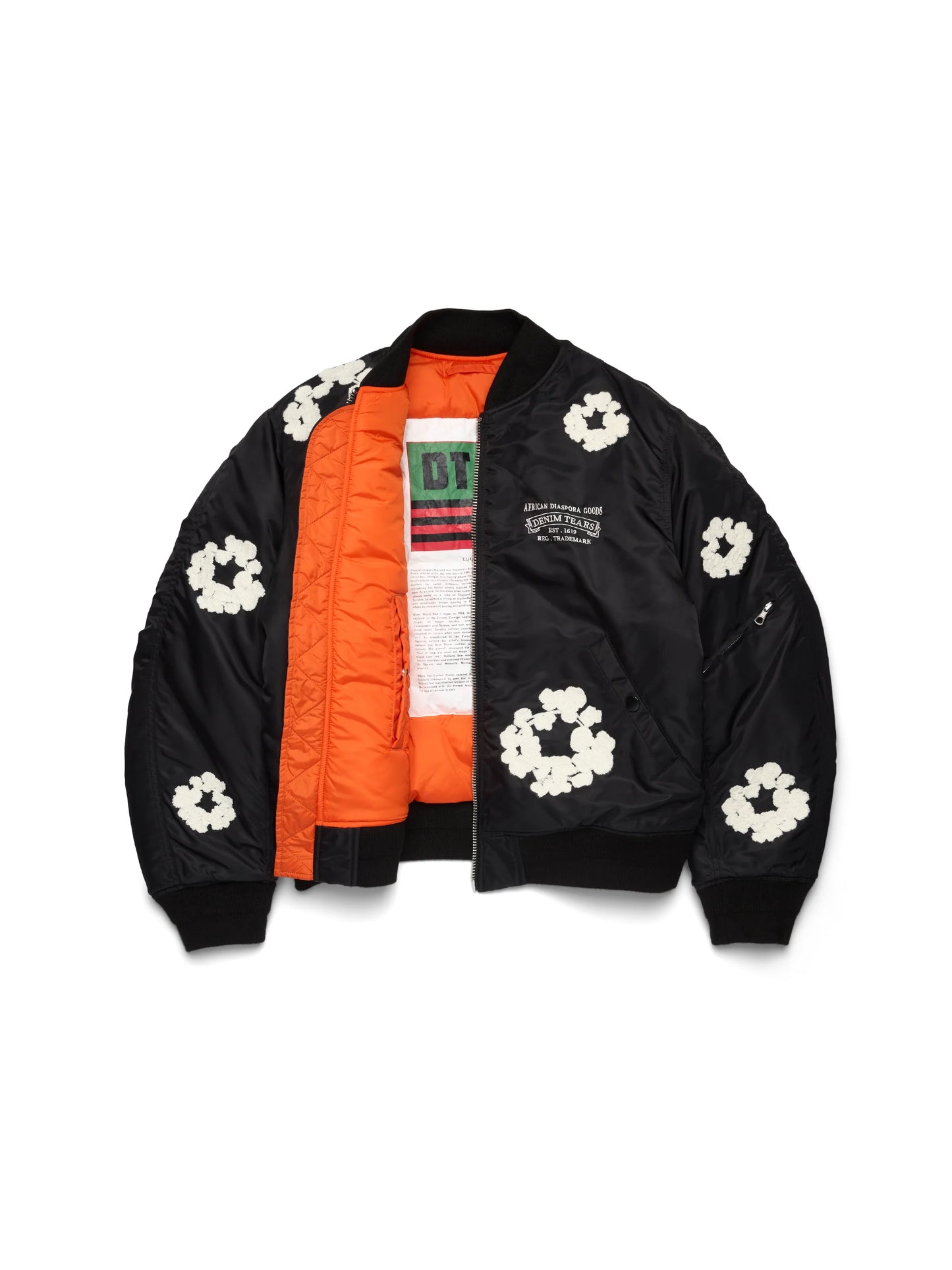 Denim tears MA-1 BomberJacket-Black