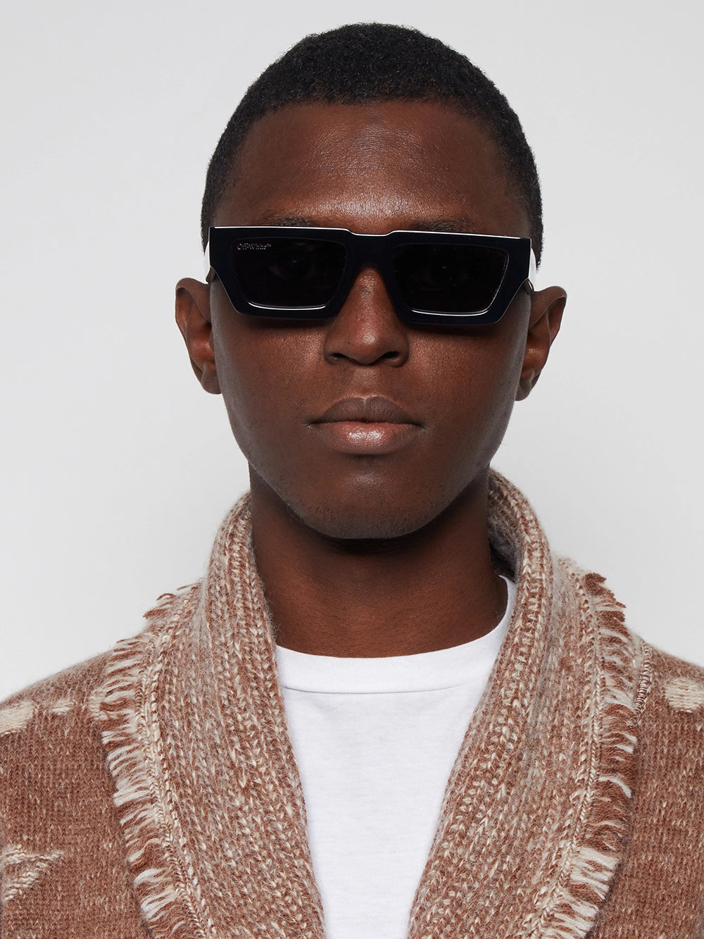 OFF-WHITE Manchester Rectangular Sunglasses Black