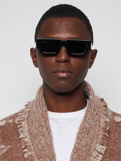 OFF-WHITE Manchester Rectangular Sunglasses Black