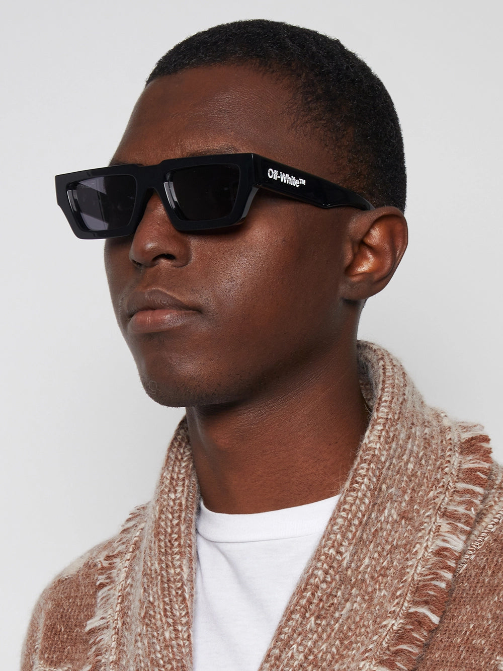 OFF-WHITE Manchester Rectangular Sunglasses Black