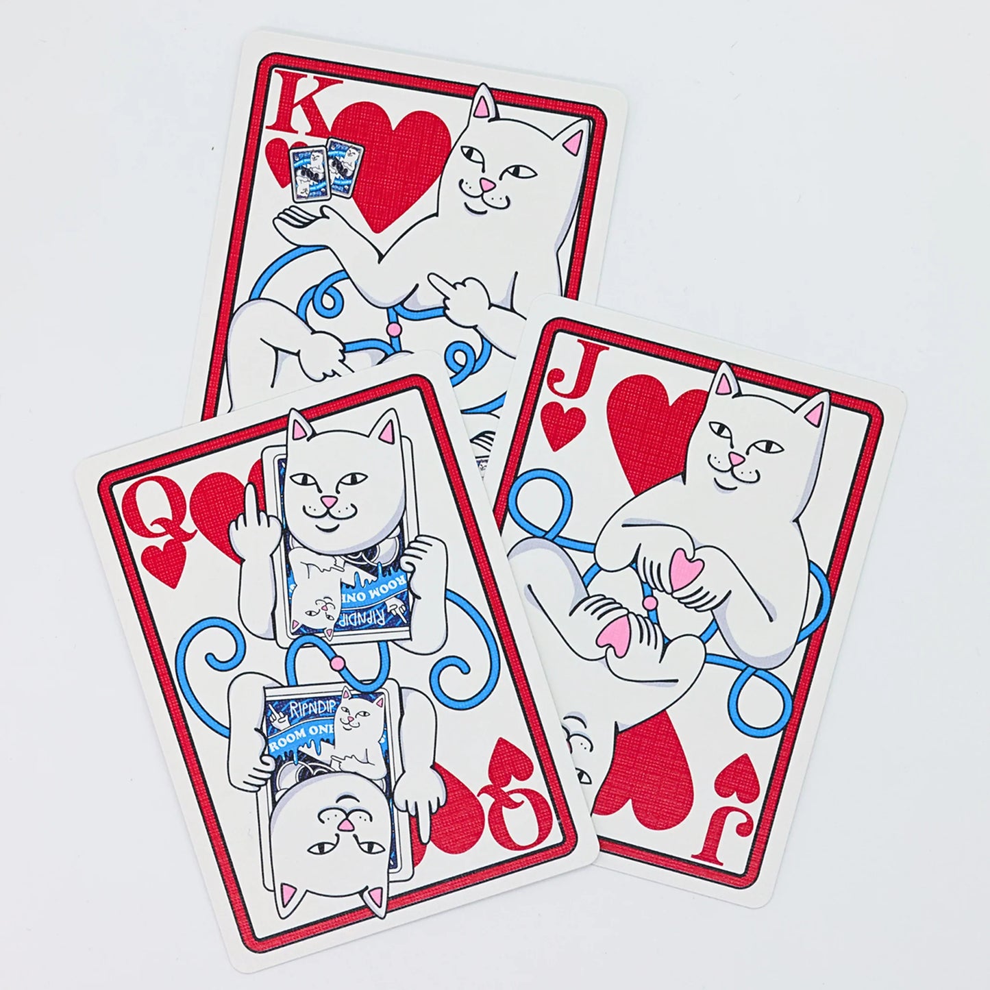 Ripndip Room One X RIPNDIP Playing Cards (Pink Jermal)