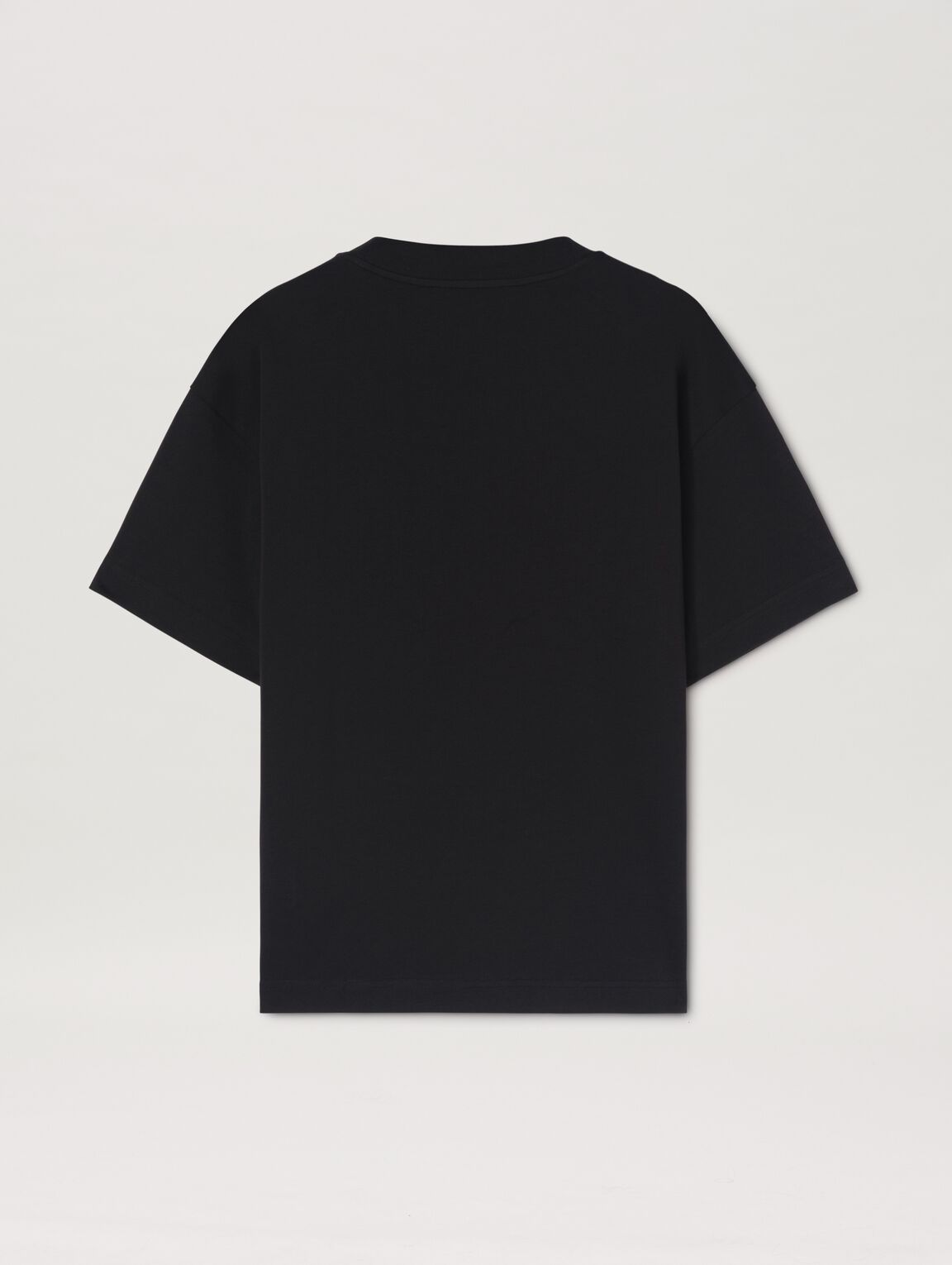 PALM ANGELS Logo Crewneck T-Shirt in Black