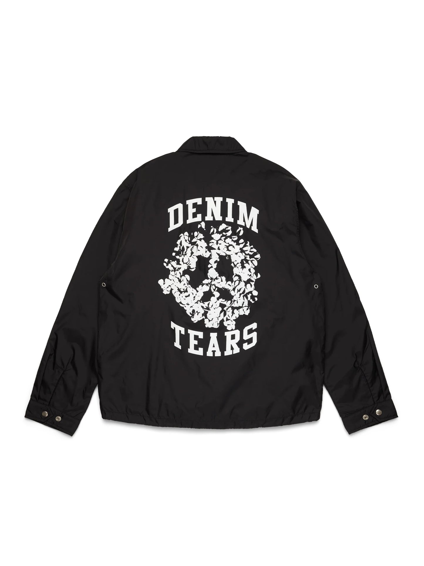 Denimtears Peace Wreath Coaches Jacket Black