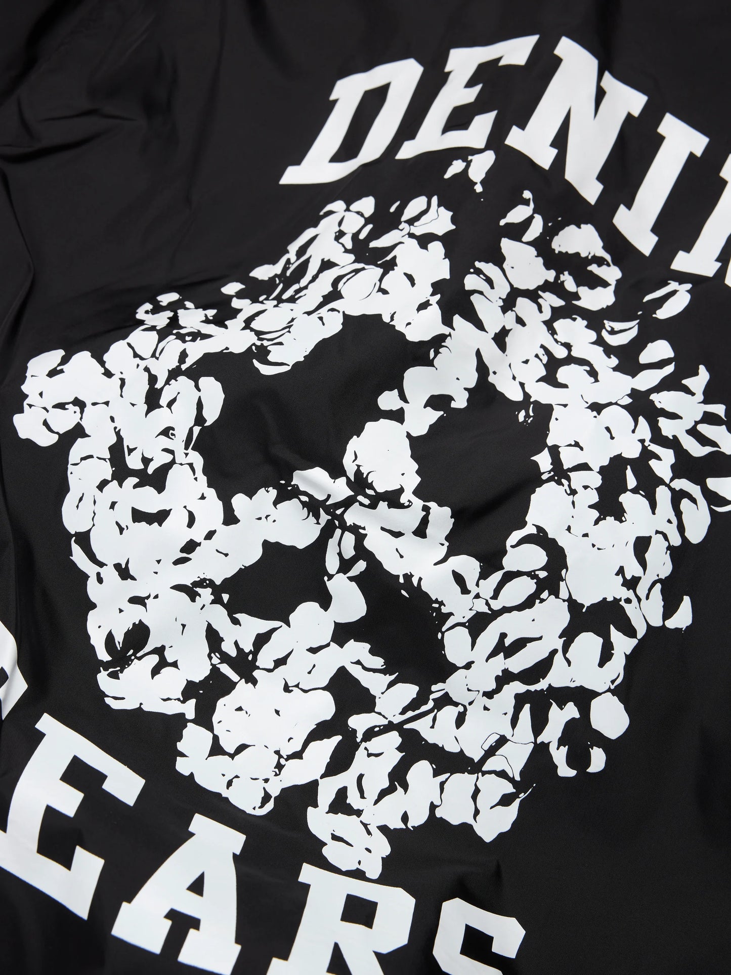 Denimtears Peace Wreath Coaches Jacket Black