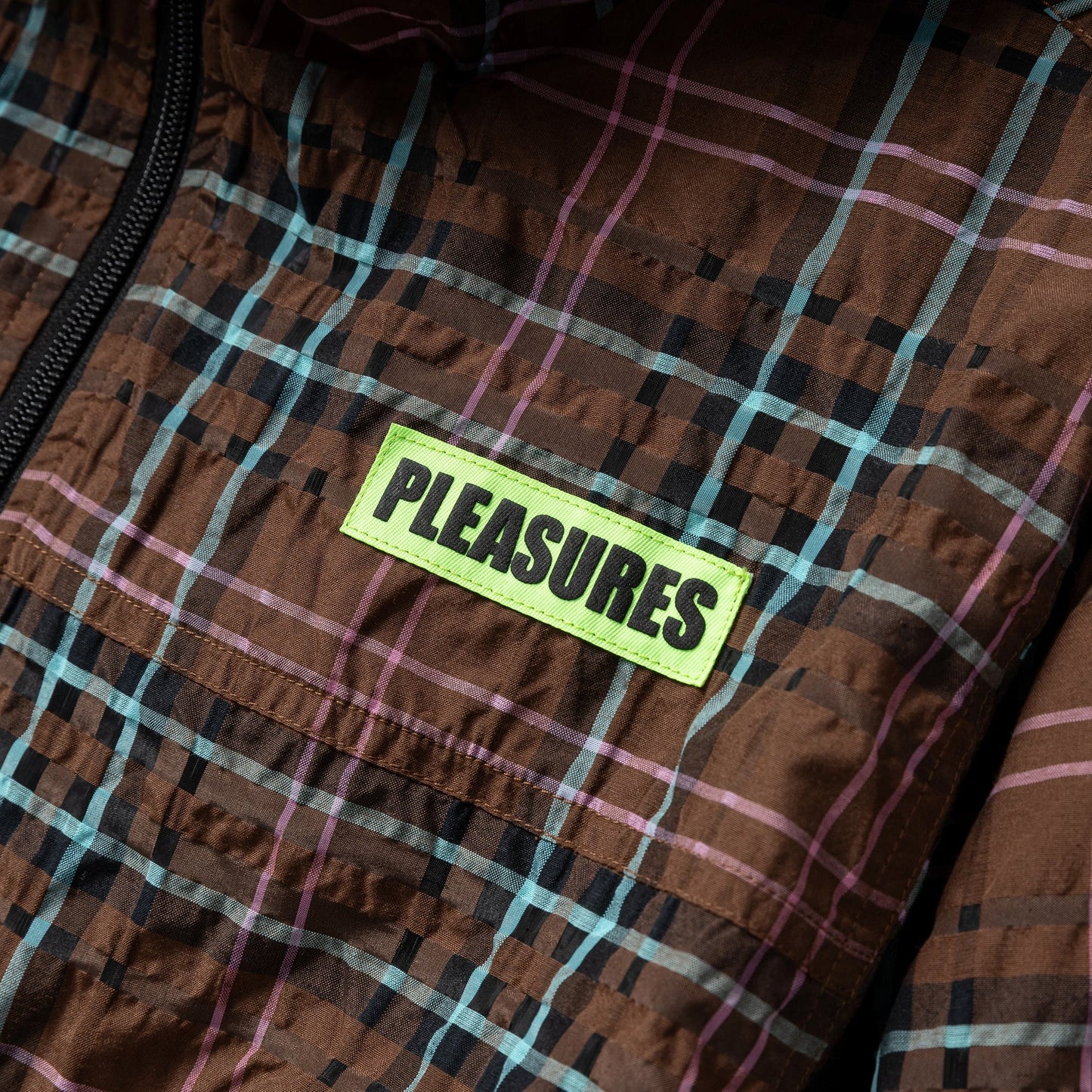 Pleasures x Boiler Room Practice Hooded Jacket | Brown