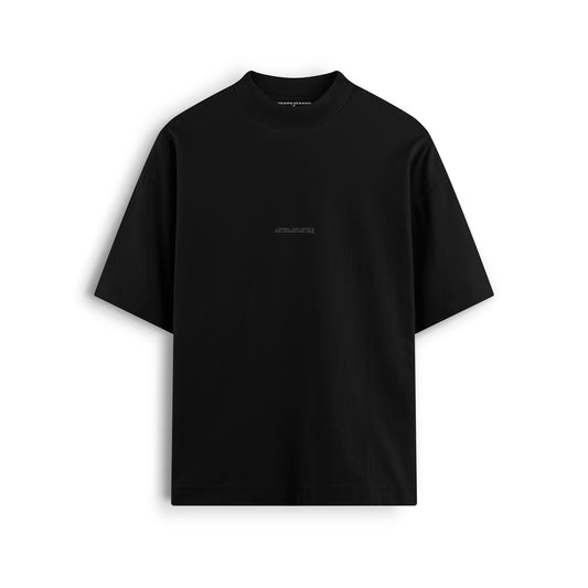 Sassy Classy DR02 Triple Black Oversized Heavyweight Tee