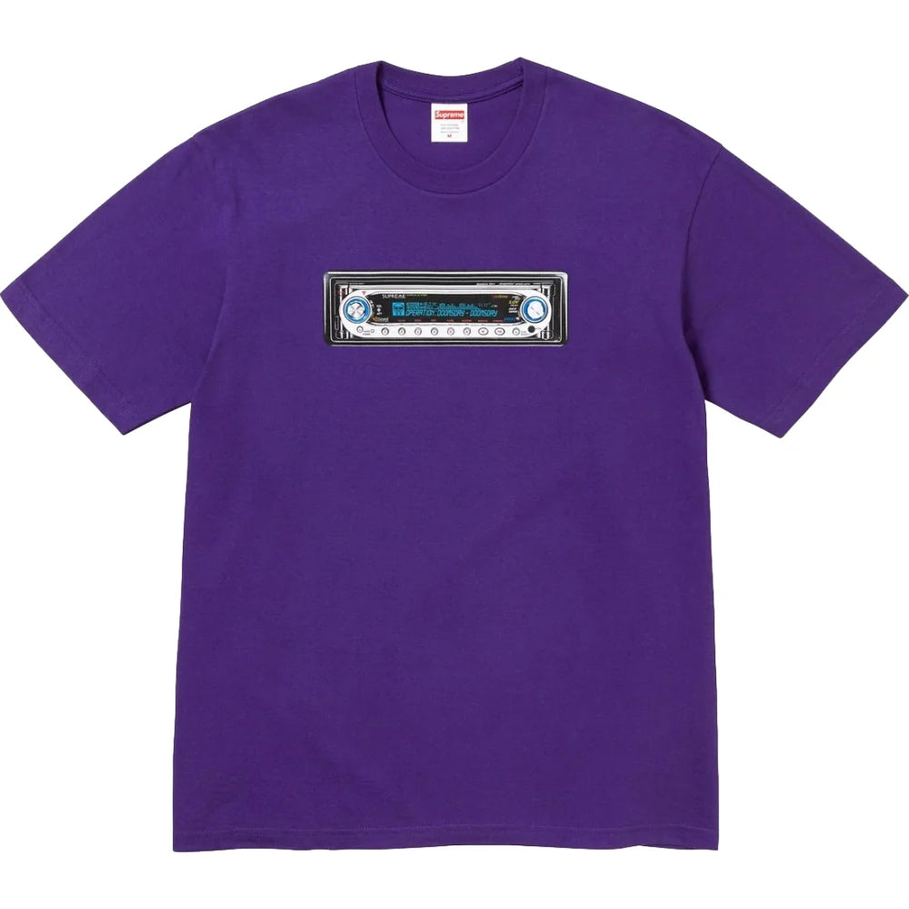 SUPREME RECEIVER TEE-PURPLE
