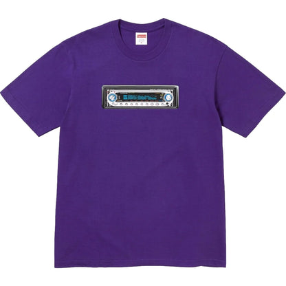 SUPREME RECEIVER TEE-PURPLE