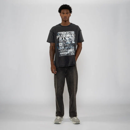 Purple Brand Collage Tee