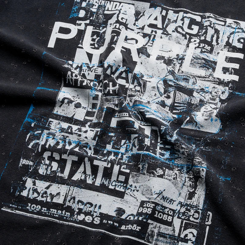 Purple Brand Collage Tee