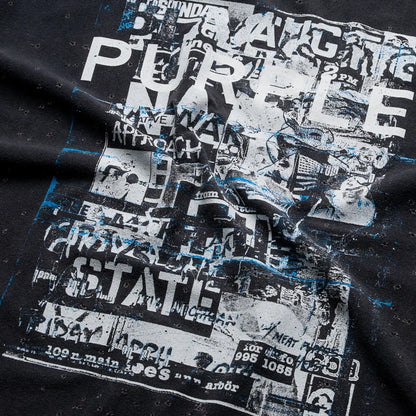 Purple Brand Collage Tee
