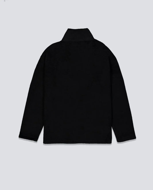 Sudadera Pleasures Onyx Half Zip Polar Fleece Negro
