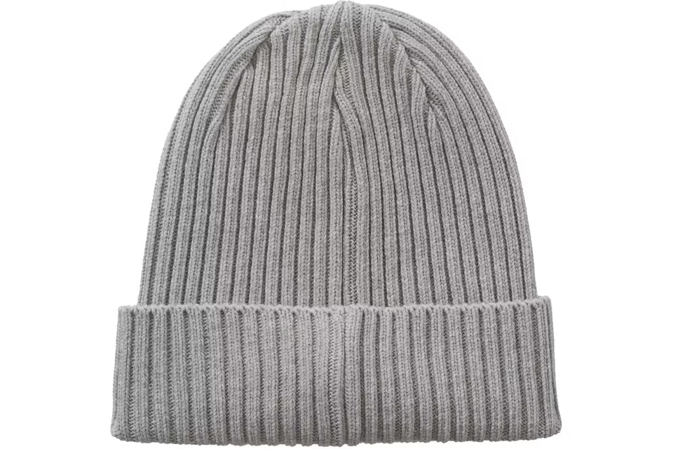 Supreme Overdyed Beanie (SS26) Heather Grey