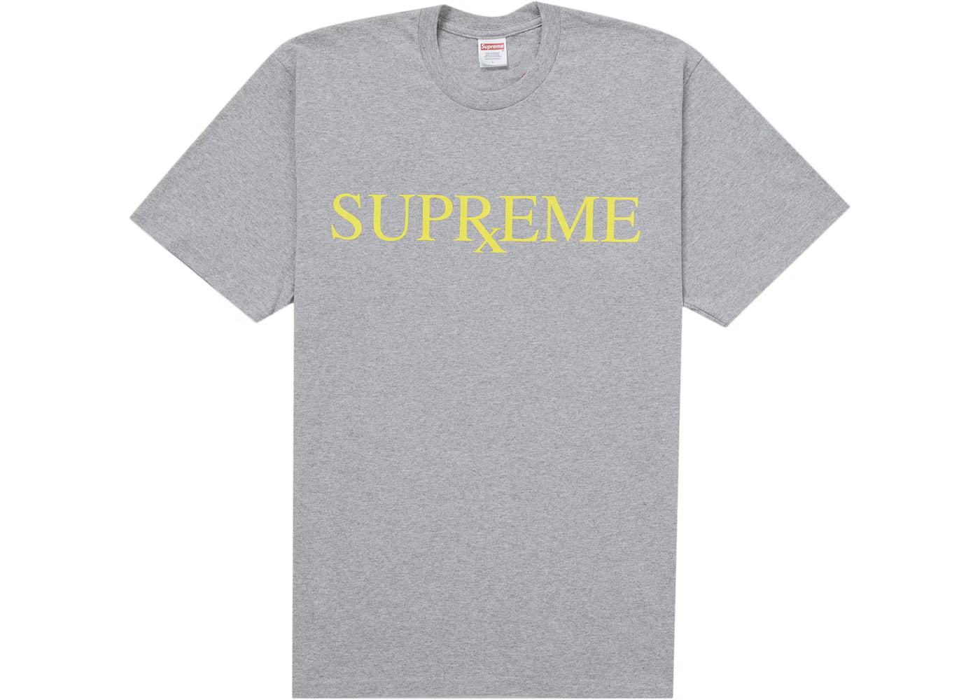 SUPREME RX Tee Grey/Amber Yellow