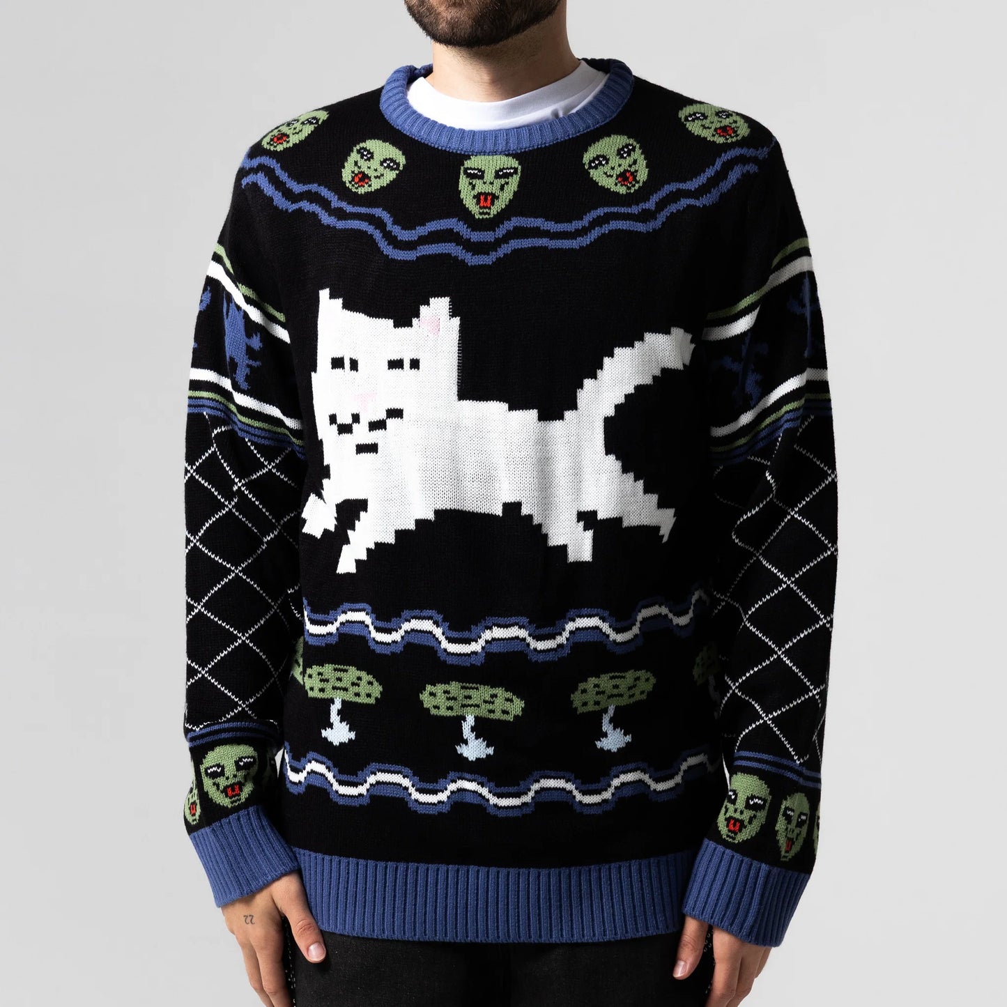 Ripndip Out Of This World Knit Sweater (Black)