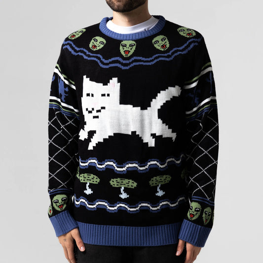 Ripndip Out Of This World Knit Sweater (Black)