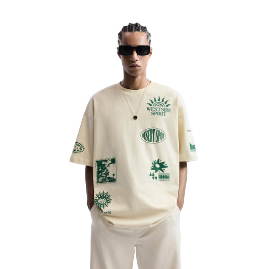 Wet Side Polo Oversized "Desert Spot"