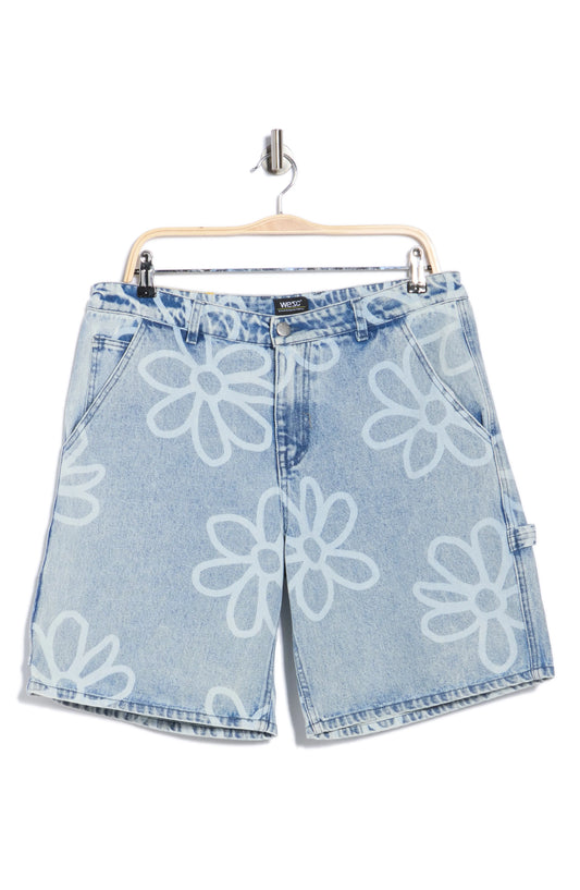 WESC Denim Bob Carpenter Baggy Shorts