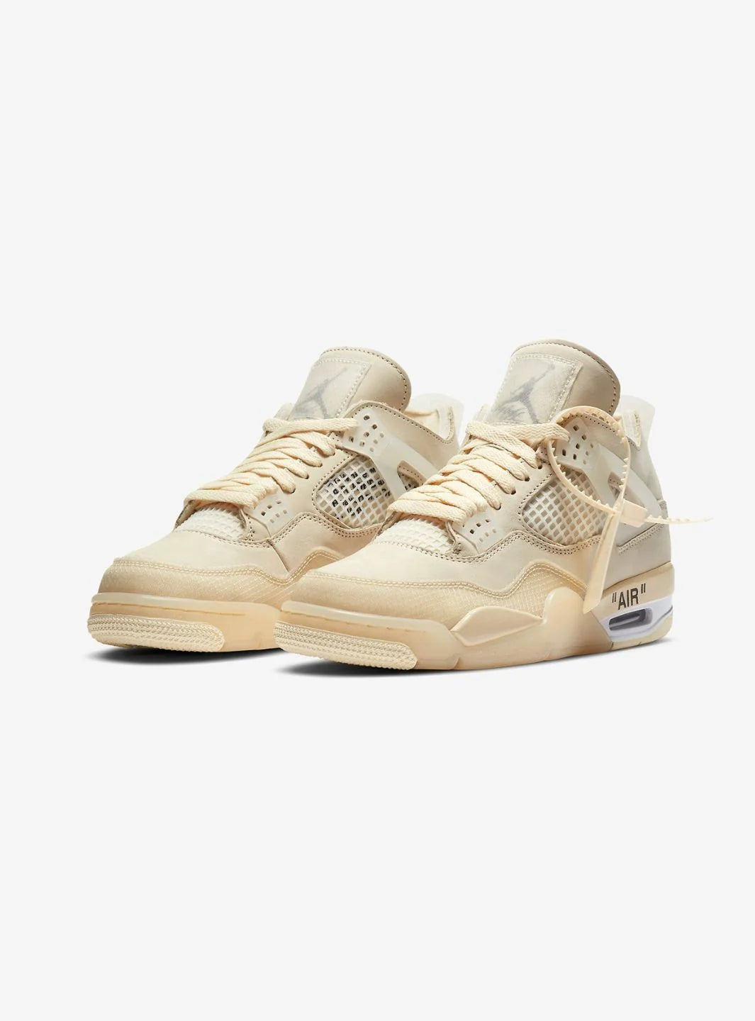 Air Jordan 4 Retro x Off White "Sail"