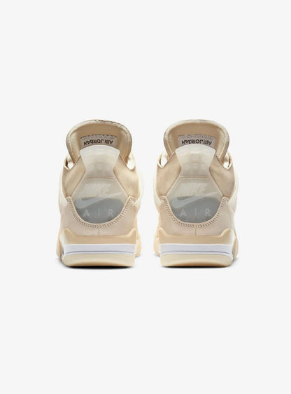 Air Jordan 4 Retro x Off White "Sail"