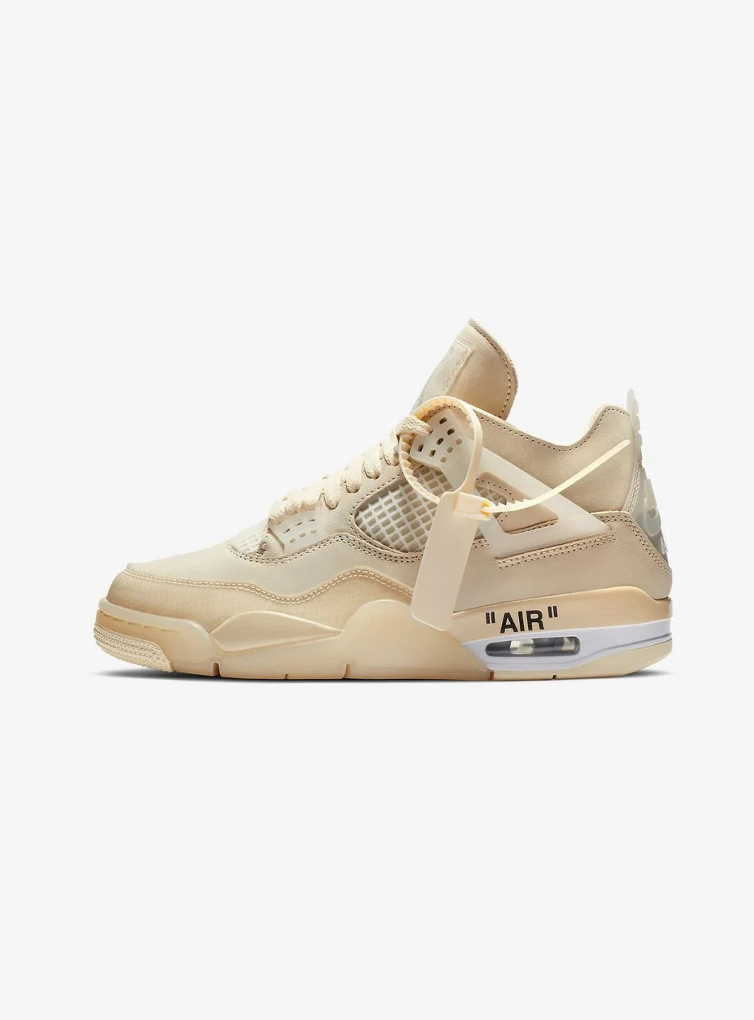 Air Jordan 4 Retro x Off White "Sail"