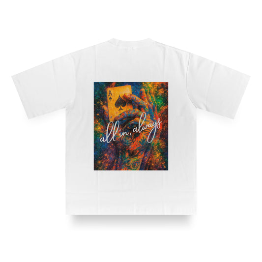 Delicate Balance "All In, Always" Heavyweight Overzised t-shirt