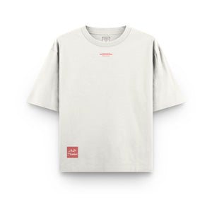 DELICATE BALANCE "Cat" Oversize Heavyweight Pearl Tee