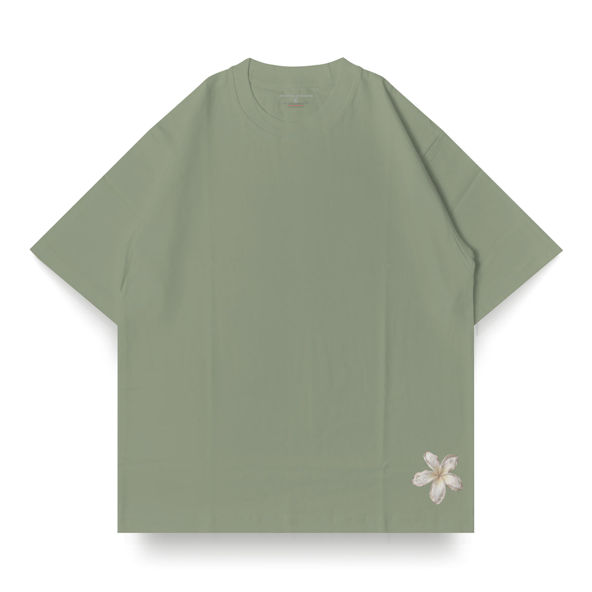 SASSY CLASSY "Beach on Beach on Beach & Bitches" Heavyweight Oversize tee apple green