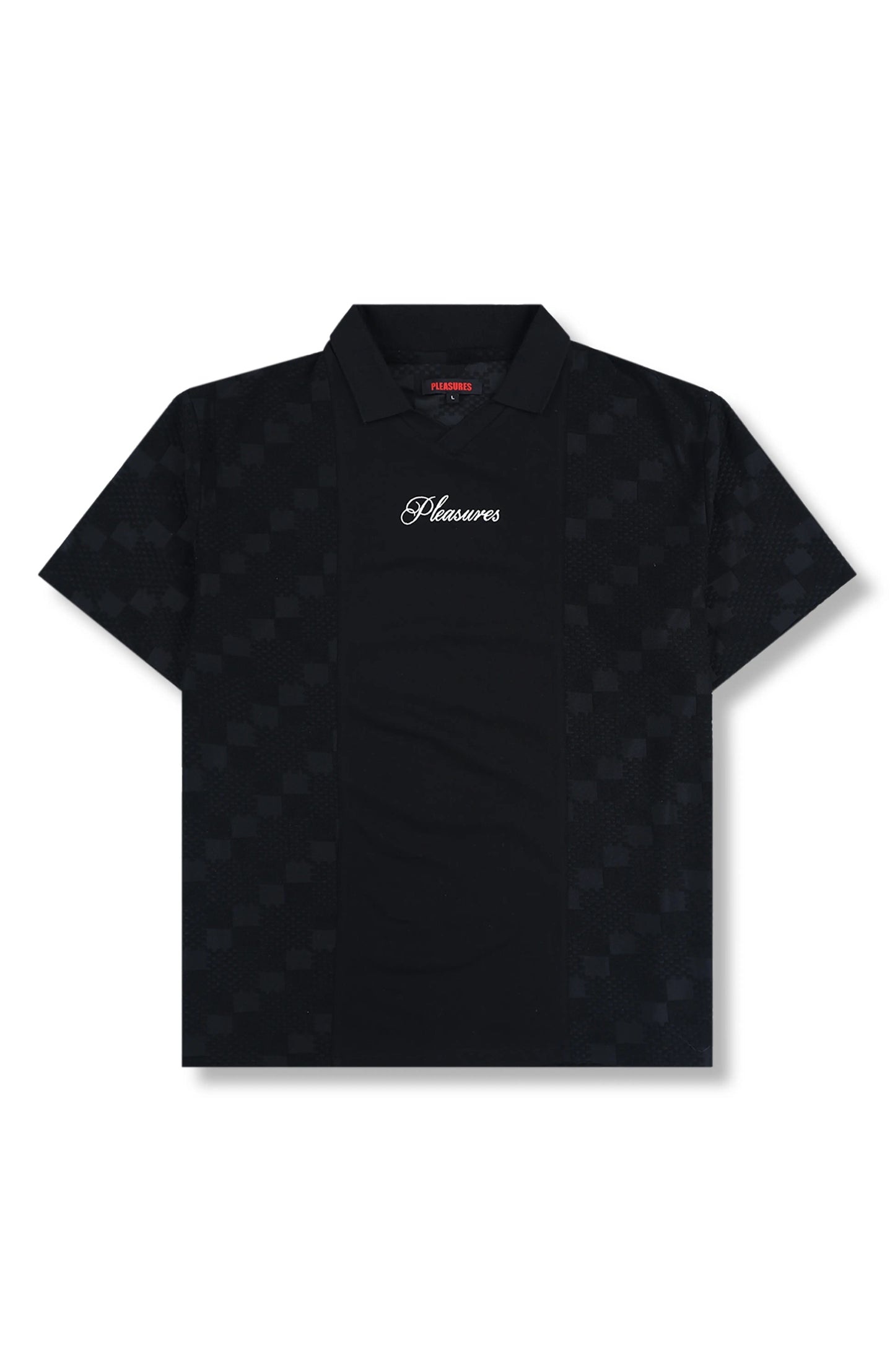 PLEASURES Planets Johnny Collar Graphic Polo