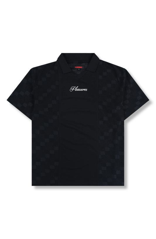 PLEASURES Planets Johnny Collar Graphic Polo