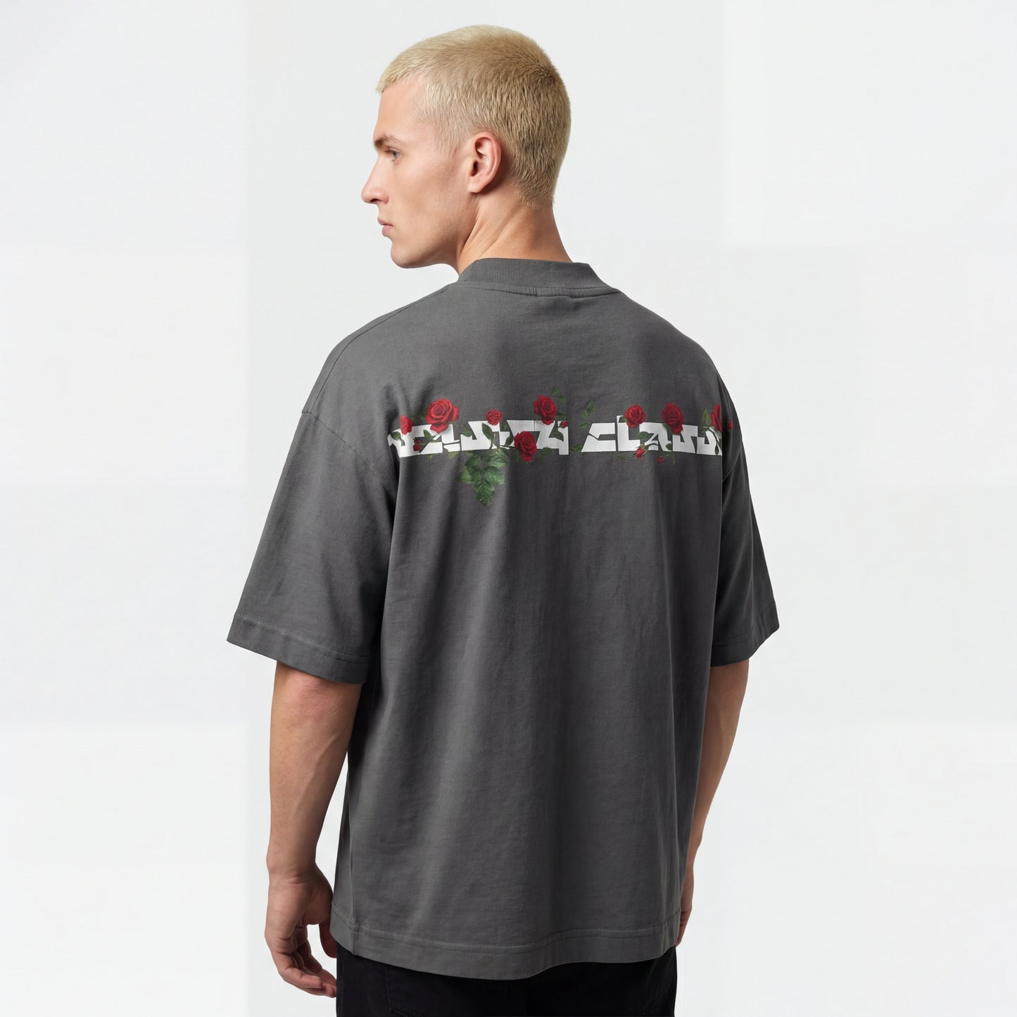 SASSY CLASSY "Triumph Rose" Heavyweight oversize tee