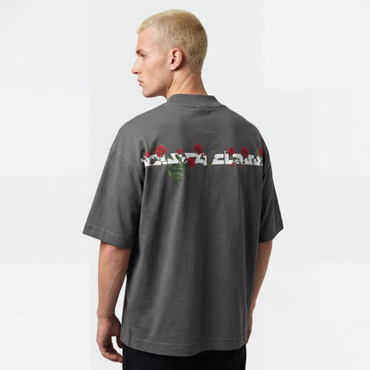 SASSY CLASSY "Triumph Rose" Heavyweight oversize tee