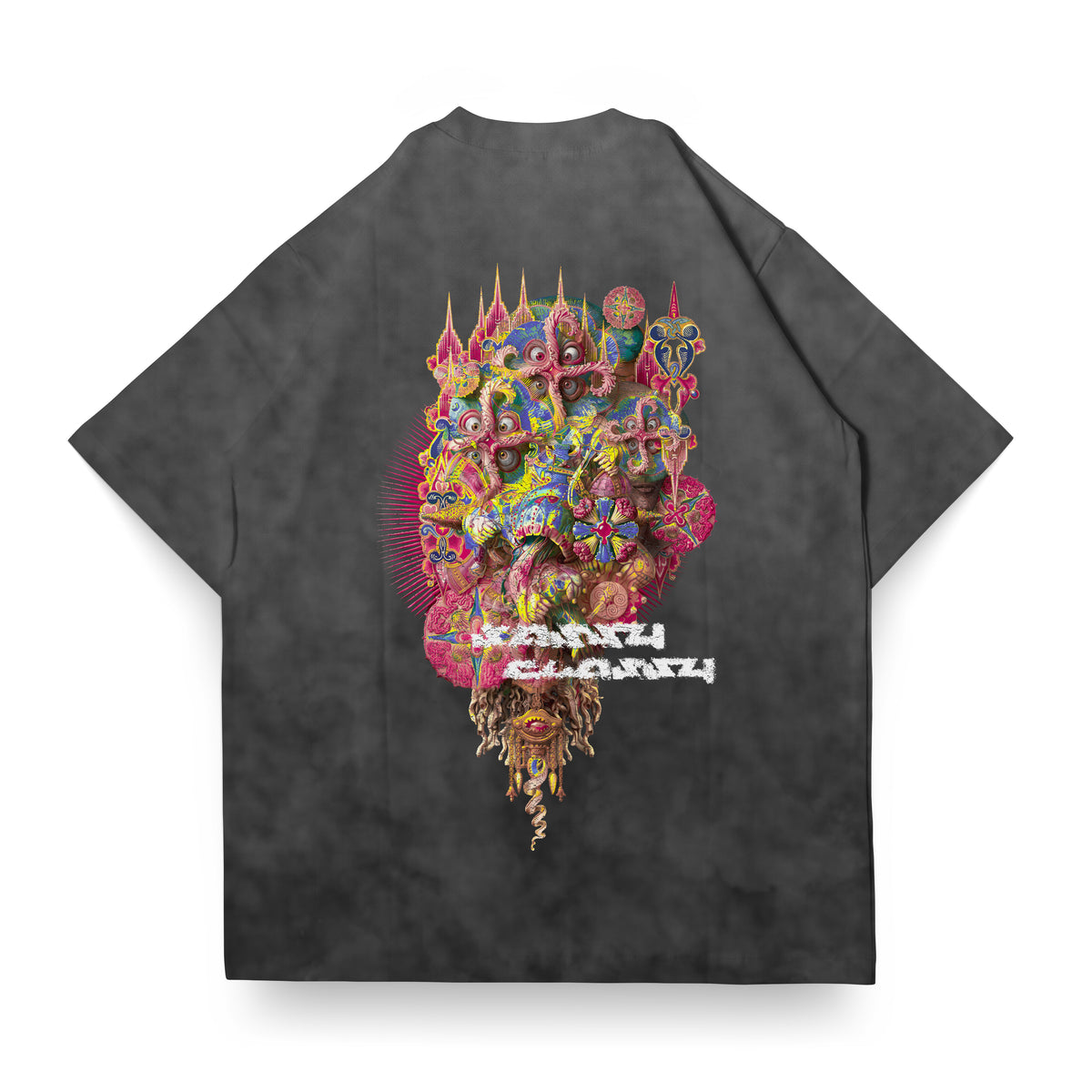 SASSY CLASSY "Reality Isn't Classy" Focused Black Grey Relax tee